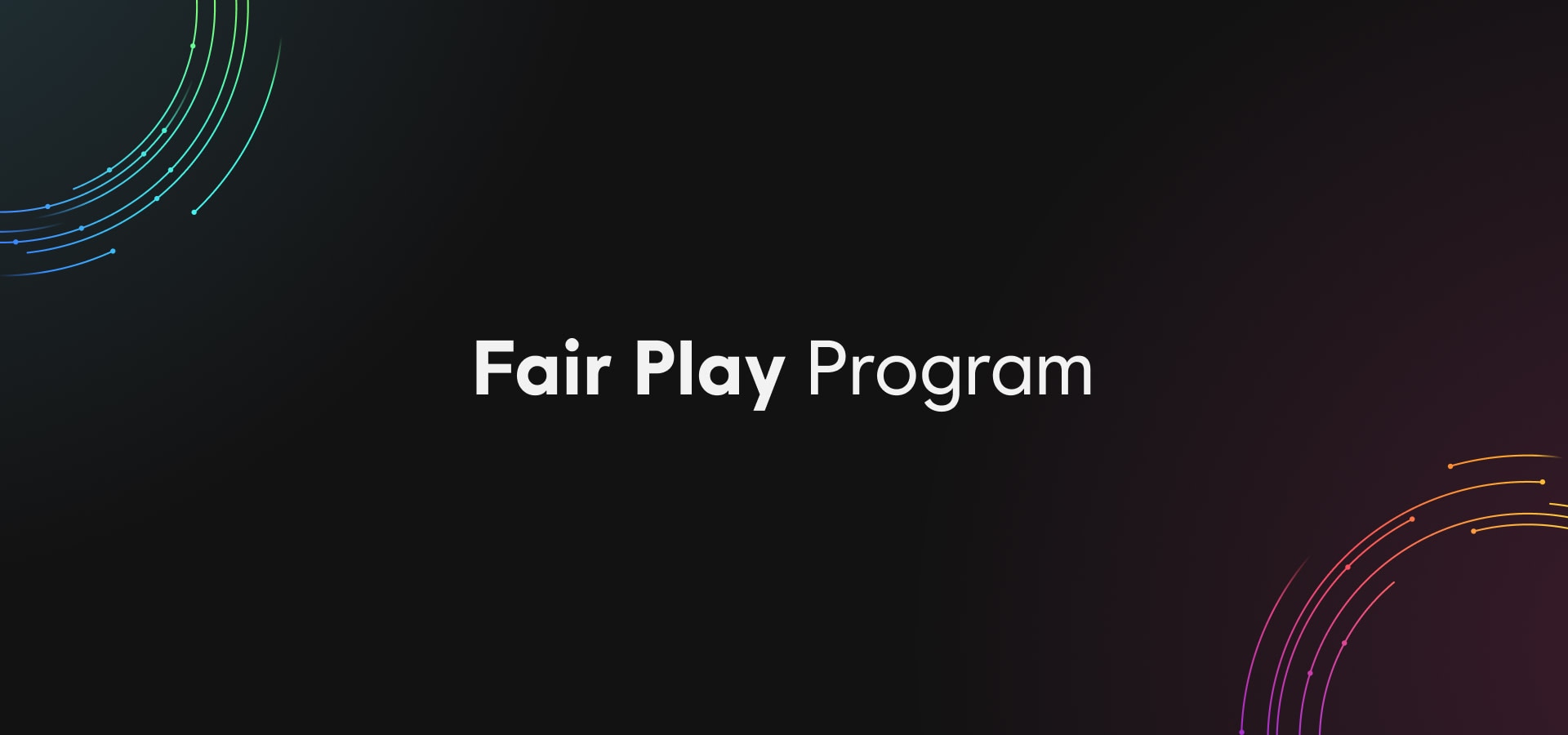 Fair Play Program
