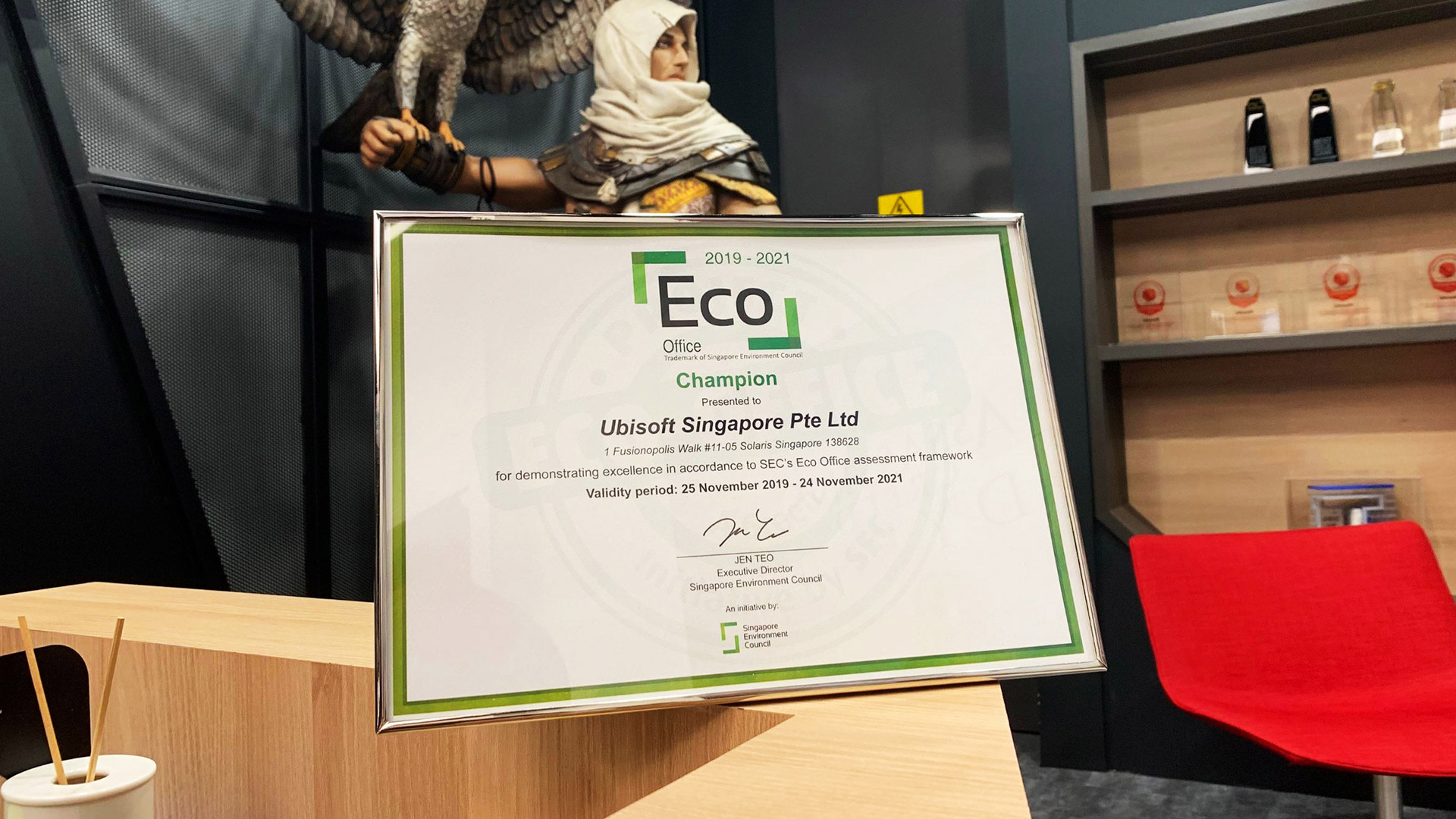 Singapore studio eco-certification