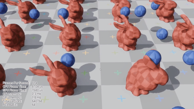 [La Forge] A data-driven physics simulation based on Machine Learning - Bunnies