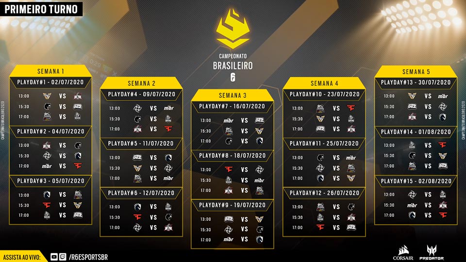 R6 Esports News - BR Competition Begins - IMG 01 - Schedule