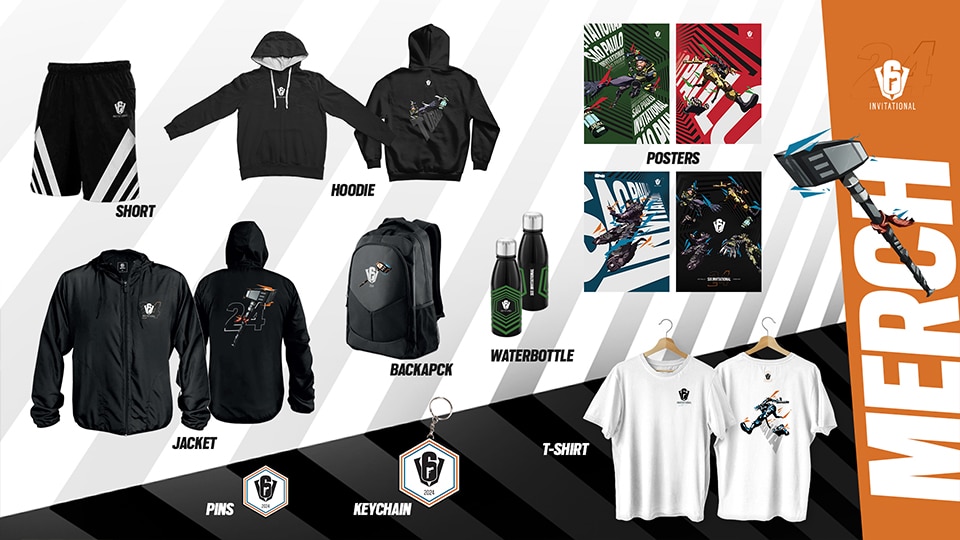 [R6ES] - Your Guide to the Six Invitational 2024 - merch