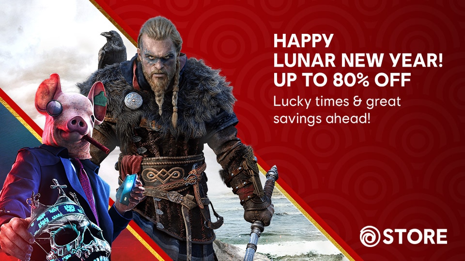 Lunar New Year Sale 2021 Ubisoft Store Artwork