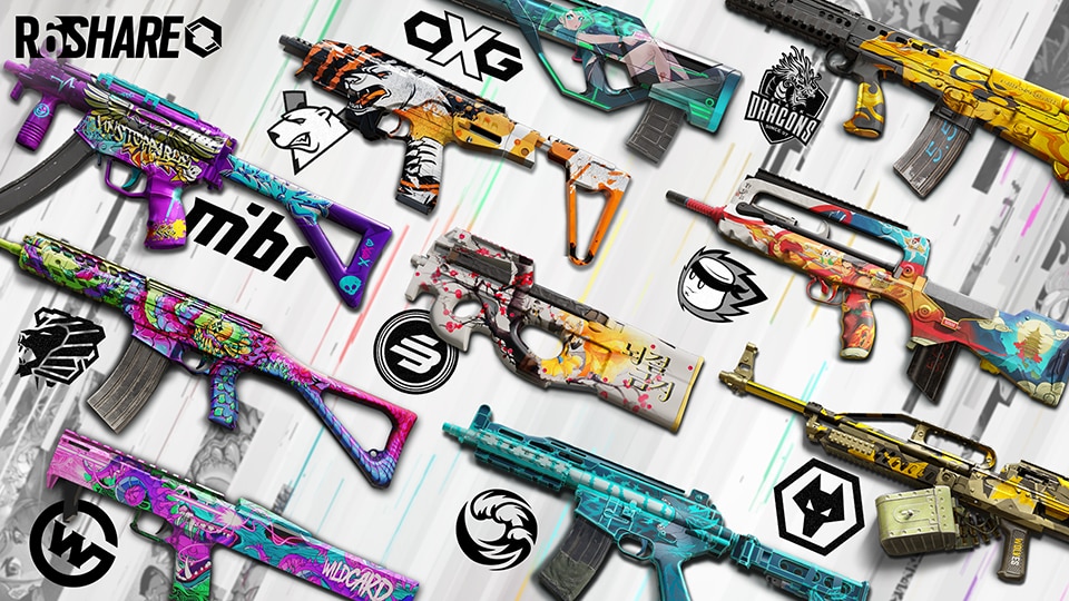 R6 Esports  September 2023: New team-branded Signature weapon