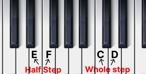 [RS+] Piano Notes for Beginners: Understand the Keyboard SEO ARTICLE - half steps whole steps
