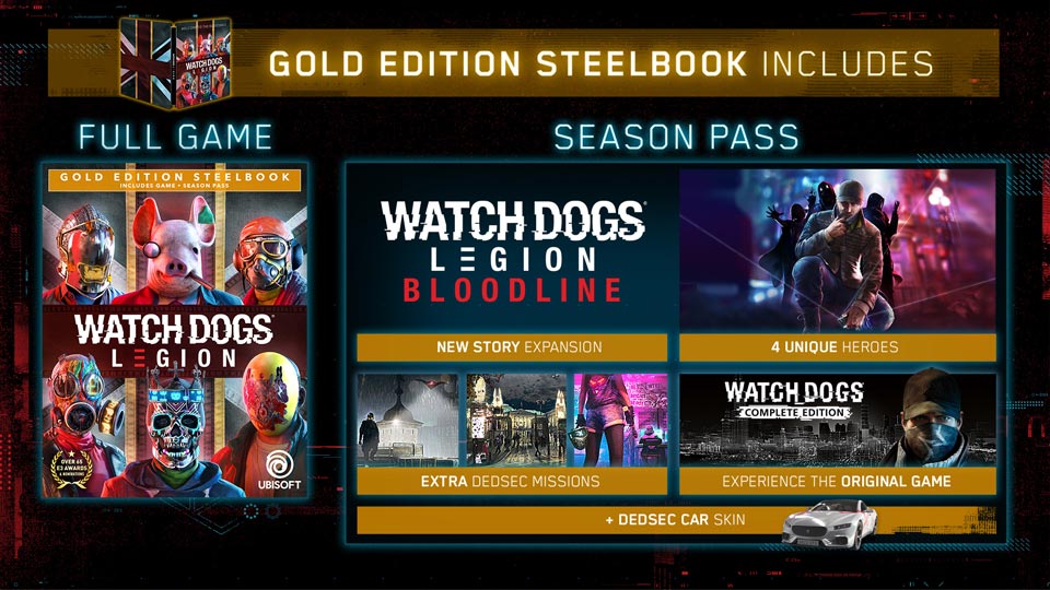 Watch Dogs Legion Season Pass Promo - Gold Edition Image