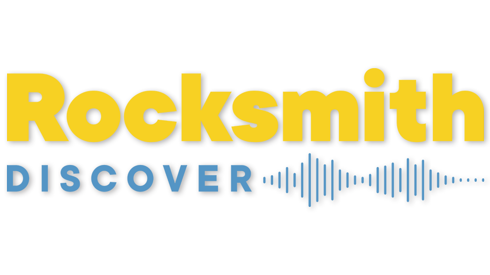 Rocksmith Discover logo, header for announce