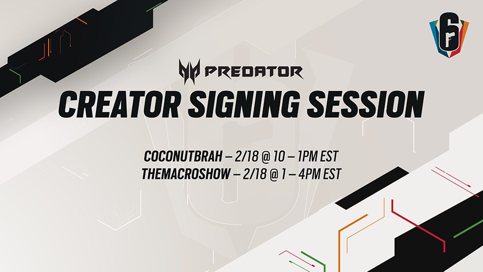 [R6SE] - Your Guide to the Six Invitational 2023 - Signing Session Predator Gaming V2 Asset