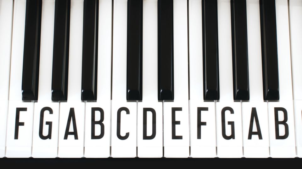 piano keyboard layout