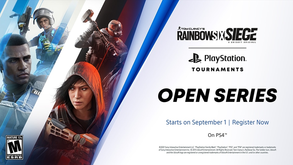 Rainbow Six Siege가 PLAYSTATION 토너먼트 오픈 시리즈에 참가합니다