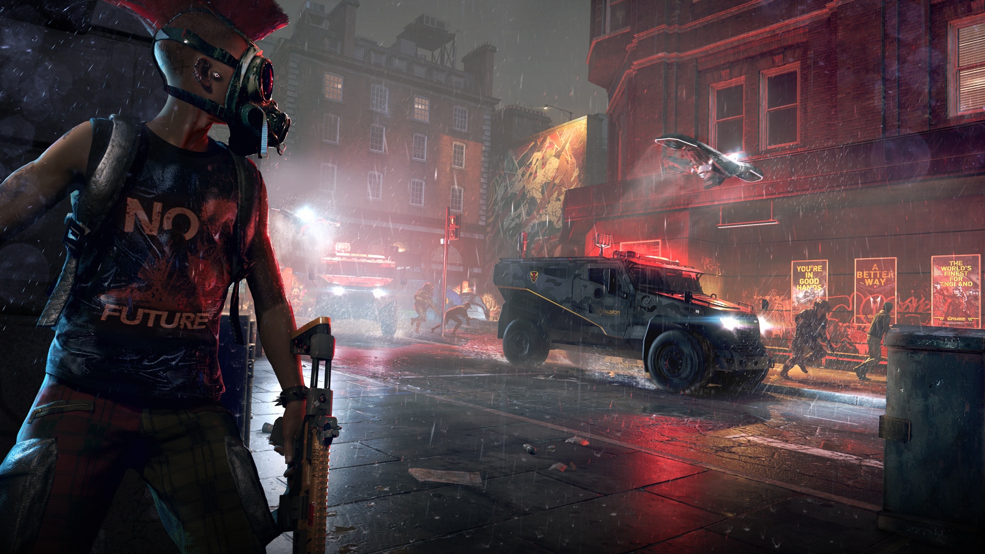 [UN][News] Watch Dogs: Legion – Hands-On With Cargo Drones, Recruitable Enemies, and a Revamped DedSec - Cinematic-on-the-run-1920x1080