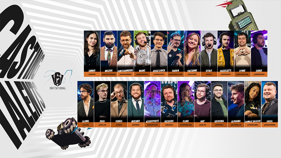[R6ES] - Your Guide to the Six Invitational 2024 - talent