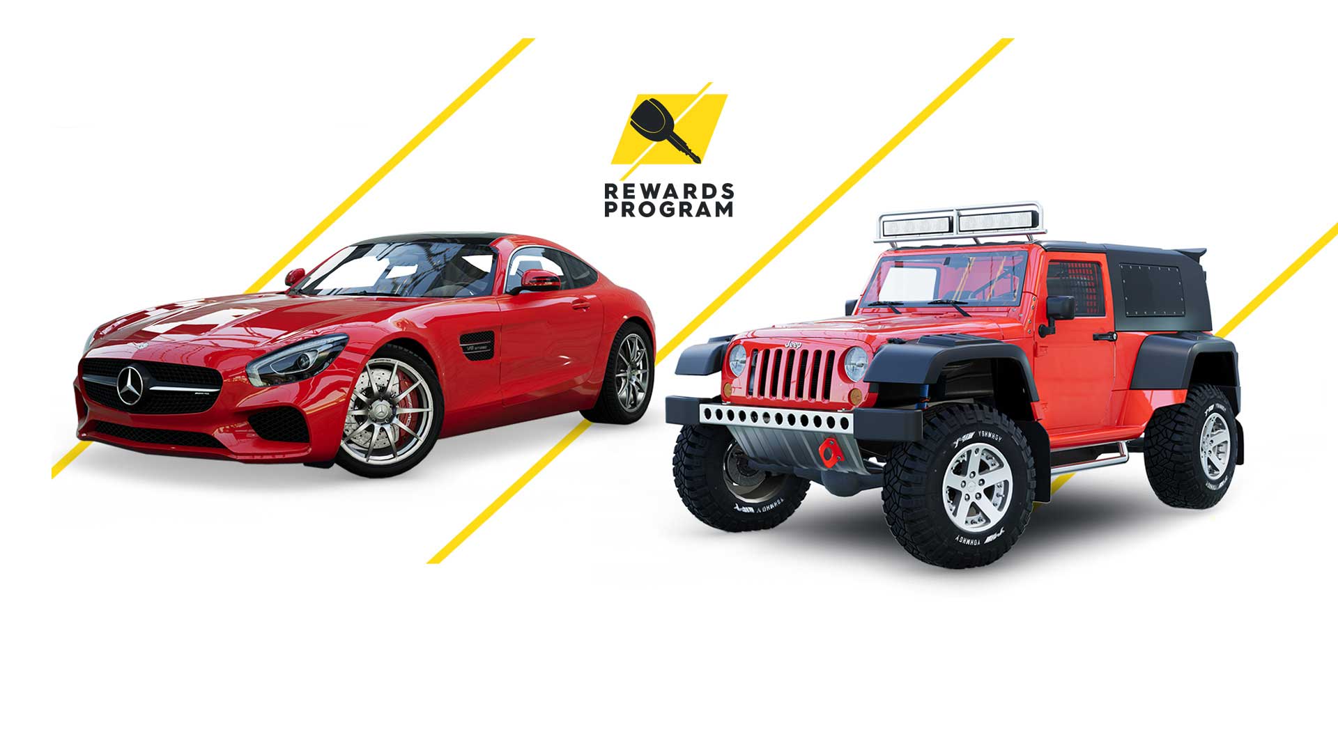 Add the Jeep Wrangler and Mercedes-AMG GT to your garage now!