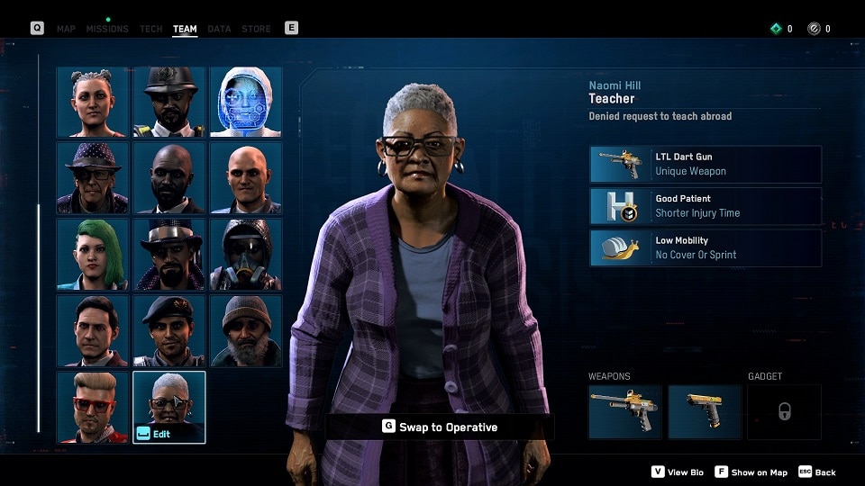 WDL Inventory and Operative Editor at Watch Dogs: Legion Nexus