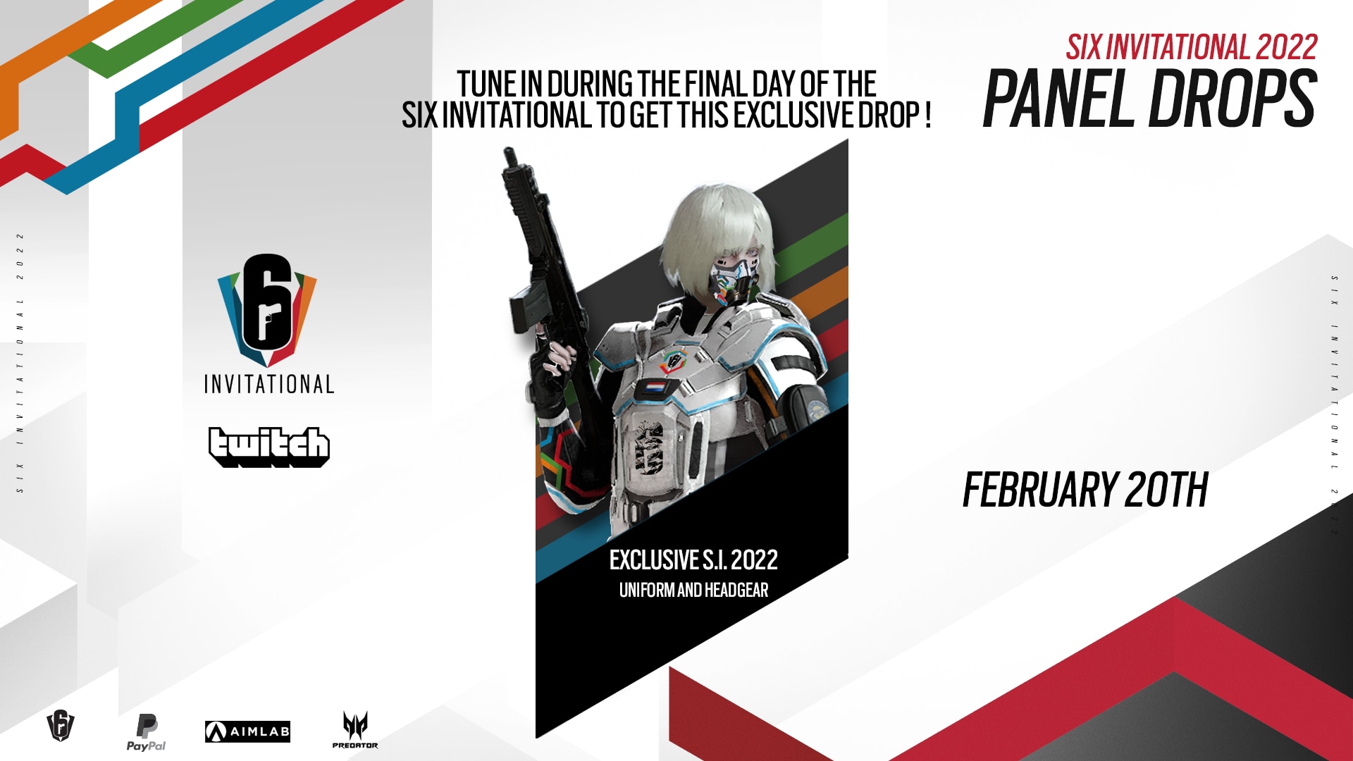 [R6SE] - Introducing the Twitch Drops Program for the Six Invitational 2022 - Iana esports drops