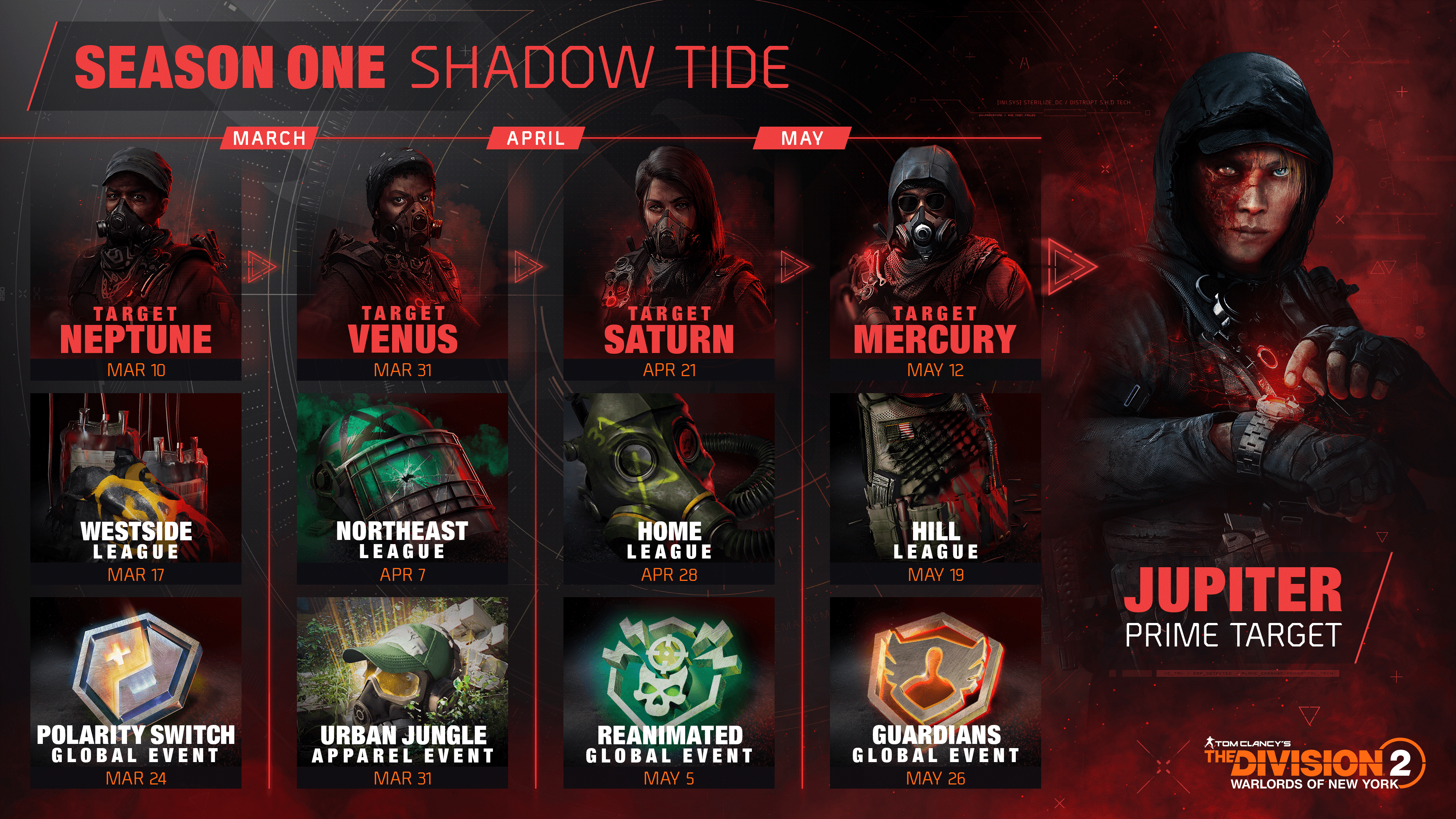 [TCTD2][NEWS]Season 1-Shadowtide Schedule