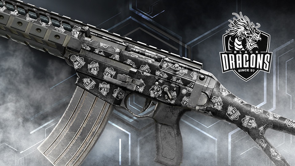 -R6ES- - December 2023: New team-branded Signature weapon skins available now! - BlackDragons