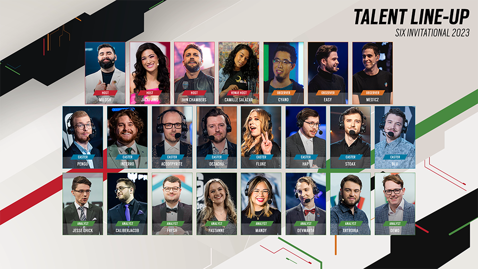 [R6SE] - Your Guide to the Six Invitational 2023 - Talent Lineup