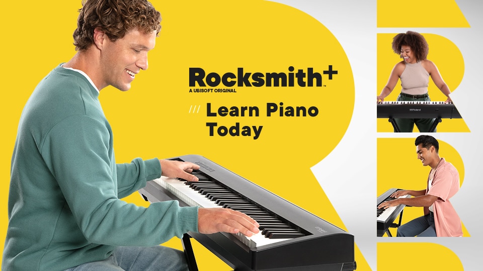 Rocksmith+: Aprenda piano gratuitamente