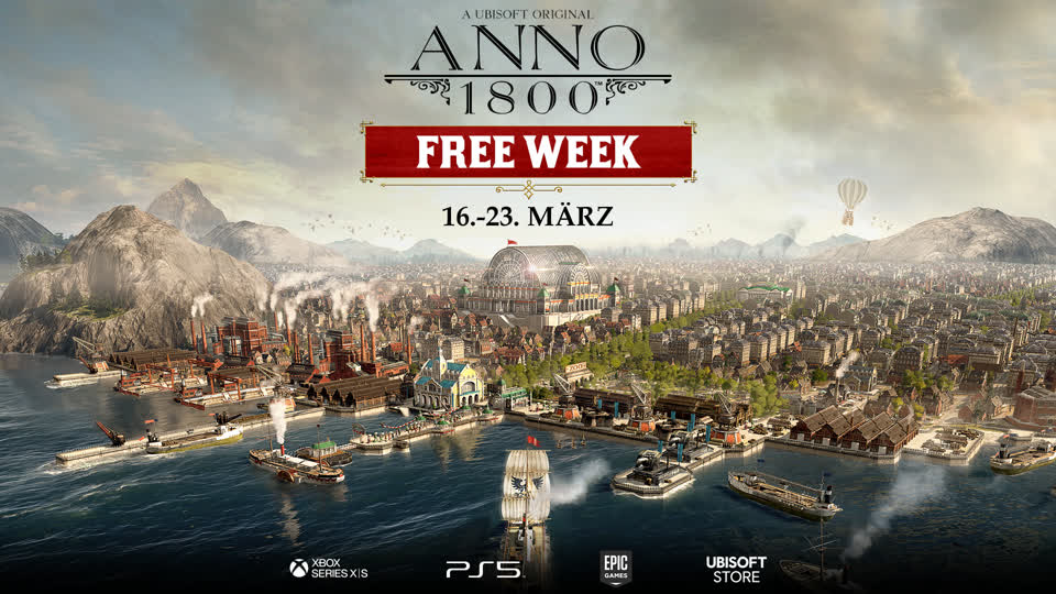 [A1800] News - Anno 1800 Console Edition: Dev Diary Trailer & Free Week Announcement! FREE WEEK EXP