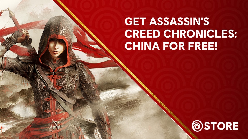 Get AC Chronicles China Free Thumbnail featuring AC Chronicles Keyart with Lunar New Year Background pattern