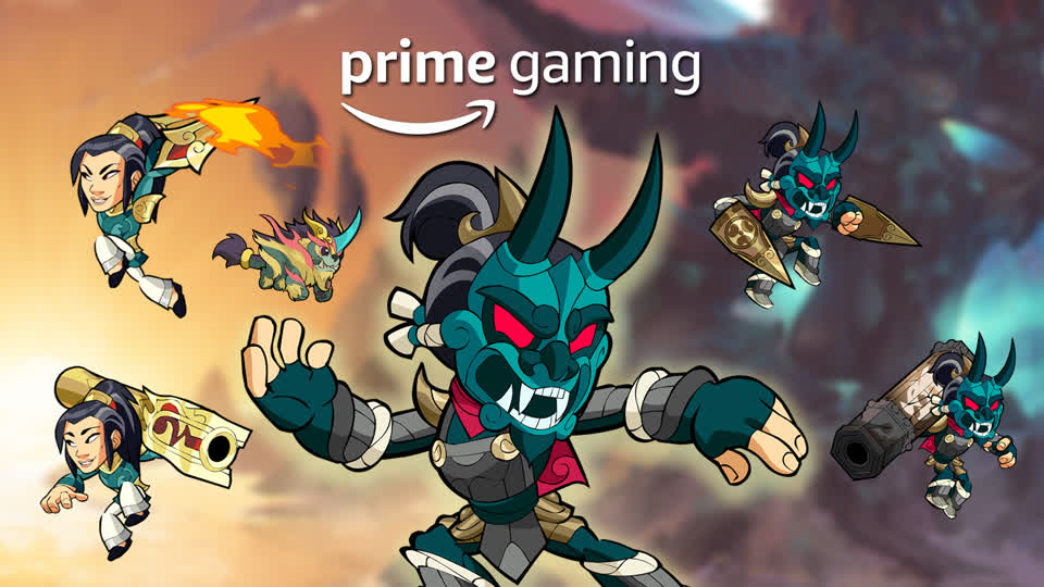 Prime Gaming - Alert! 🚨 This is the final call to pick up the Cyber Oni  bundle for Brawlhalla! 👉  👈