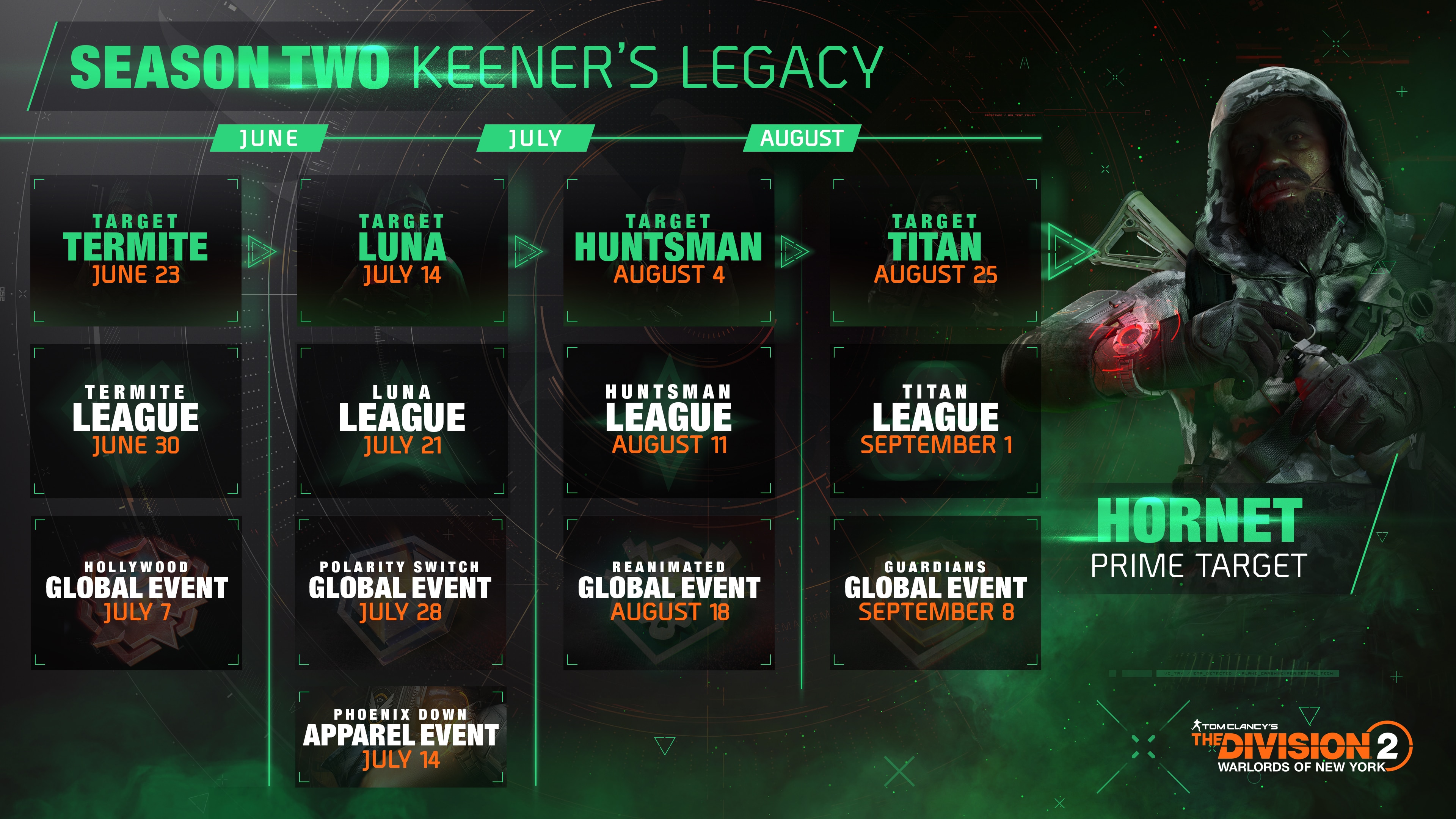 Season 2 – Keener’s Legacy is now live! | Calendar